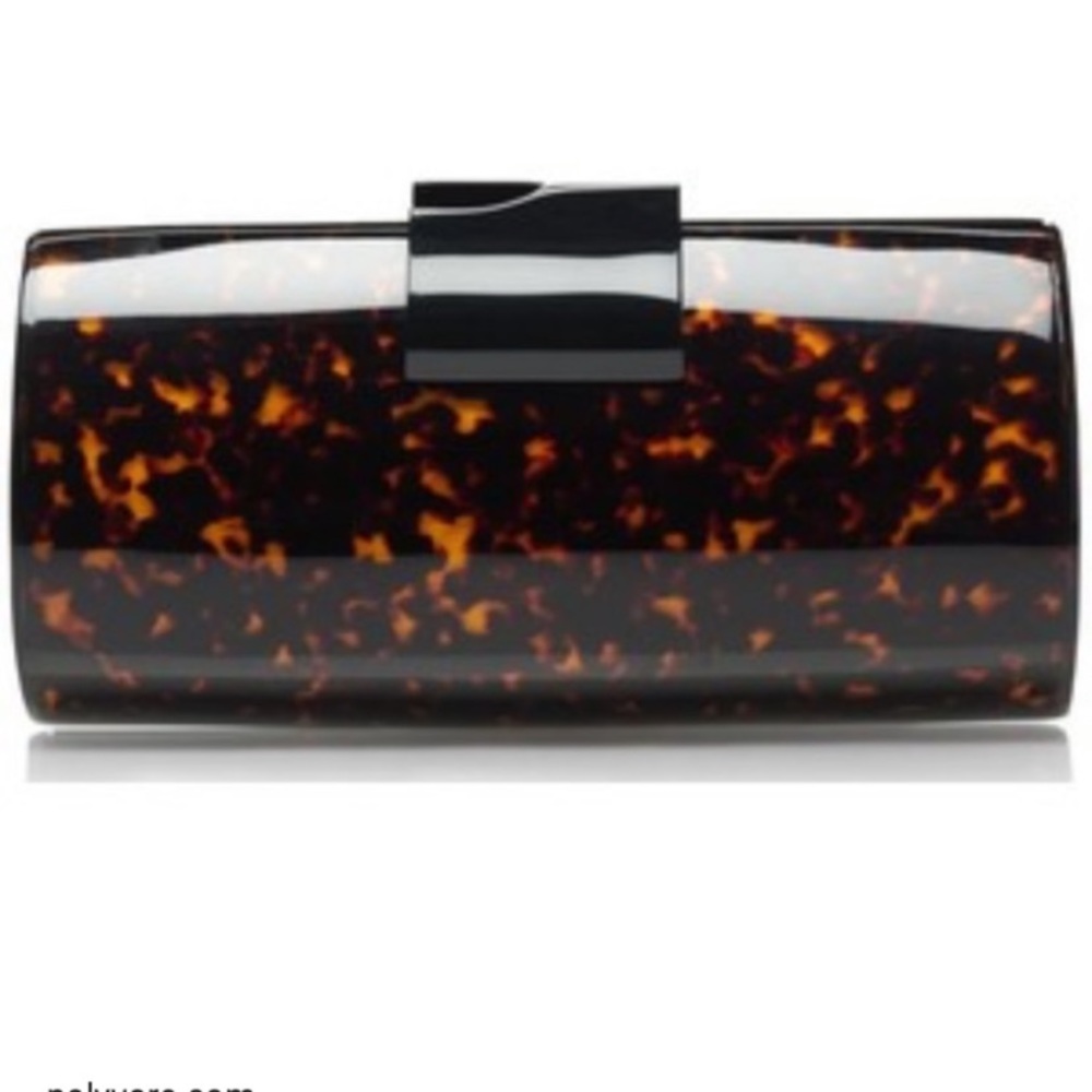 J. Crew Preppy Luxury wedding classic minimalist elegant NWT tortoise clutch/bag